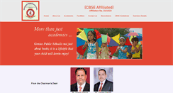 Desktop Screenshot of geniuspublicschoolindia.com